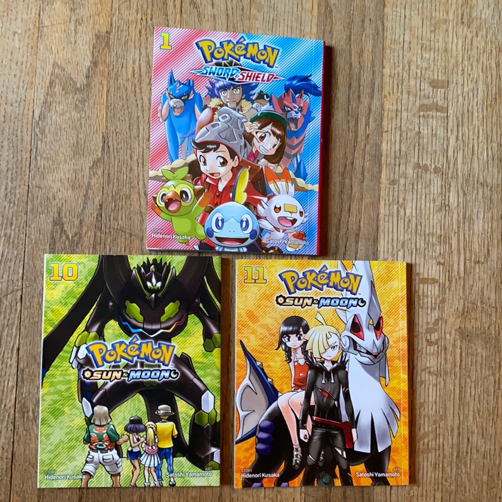 3 Pokemon Anime Books